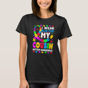 I Wear Awesome Blue Autism Awareness For My Loving T-Shirt