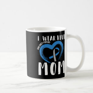 I Wear Blue And Grey For My Mum Diabetes Type 1 Coffee Mug