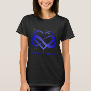I Wear Blue For Alopecia Awareness Warrior  T-Shirt