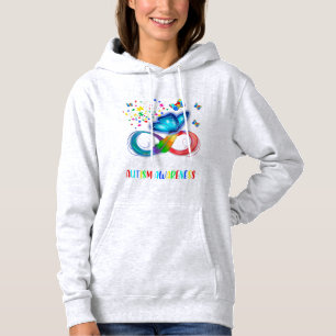 I Wear Blue For Autism Awareness Family Matching T Hoodie