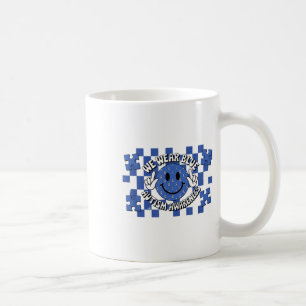I Wear Blue For Autism Awareness Month Men Women K Coffee Mug