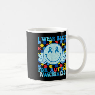I Wear Blue For Autism Awareness Month Men Women K Coffee Mug