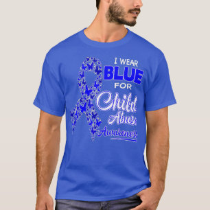 I Wear Blue For Child Abuse Awareness T-Shirt