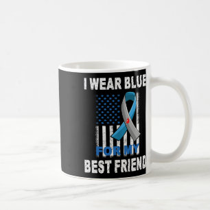 I Wear Blue For My Best Friend Diabetes Awareness Coffee Mug