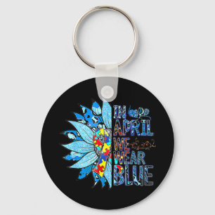 I Wear Blue For My Brother Autism Awareness Kids S Key Ring
