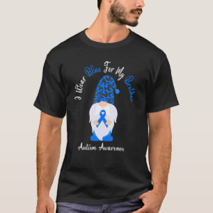 I Wear Blue For My Brother Autism Awareness Month T-Shirt