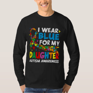 I Wear Blue For My Brother Cool Autism Awareness A T-Shirt