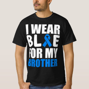I Wear Blue For My Brother shirt Autism Awareness 