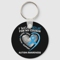I wear blue for my cousin because my cousin's figh