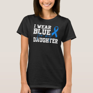 I Wear Blue For My Daughter Autism Awareness Boys T-Shirt