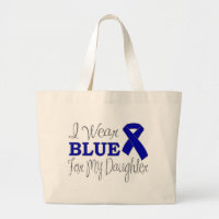 I Wear Blue For My Daughter (Blue Ribbon)