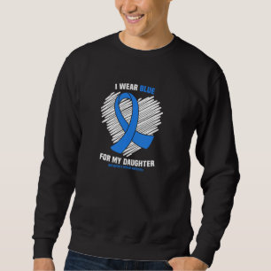 I Wear Blue For My Daughter Huntingtonu2019s Disea Sweatshirt
