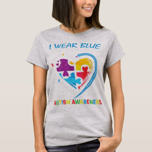 I wear blue for my Goddaughter Autism awareness cl T-Shirt