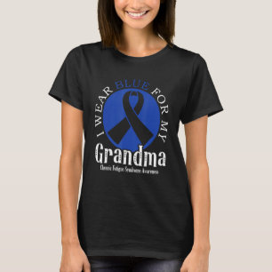 I Wear Blue For My Grandma Chronic Fatigue Syndrom T-Shirt