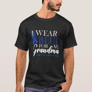 I Wear Blue For My Grandma Chronic Fatigue Syndrom T-Shirt