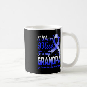 I Wear Blue For My Grandpa Alopecia Awareness Coffee Mug