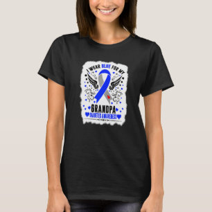 I Wear Blue For My Grandpa Diabetes Awareness Mont T-Shirt