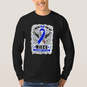 I Wear Blue For My Niece Diabetes Awareness Month T-Shirt