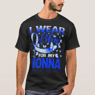 I Wear Blue For My NONNA Alopecia Awareness Butter T-Shirt