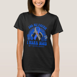 I Wear Blue For My Papaw Diabetes Awareness Ribbon T-Shirt