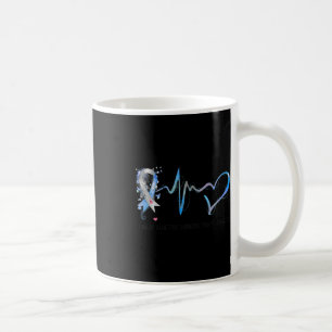 I Wear Blue For Someone Fights Diabetes Awareness  Coffee Mug