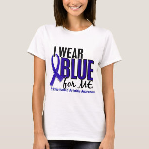 I Wear Blue Me Rheumatoid Arthritis RA T-Shirt