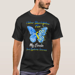 I Wear Blue & Yellow For My Cousin Down Syndrome A T-Shirt