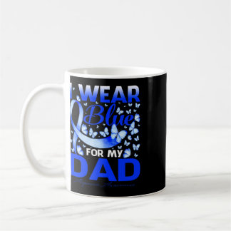 I Wear Bule For My Dad Alopecia Awareness  Coffee Mug