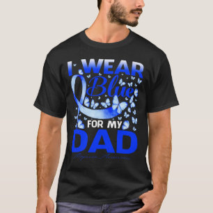 I Wear Bule For My Dad Alopecia Awareness T-Shirt