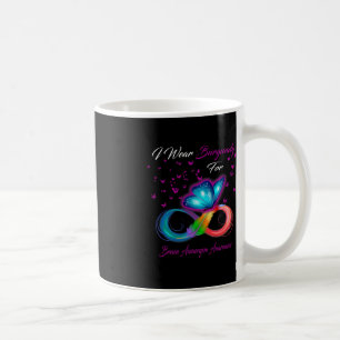 I Wear Burgundy For Brain Aneurysm Awareness 2 Coffee Mug