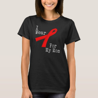 I Wear For My Mum Heart Disease Awareness Shirt