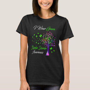 I Wear Green Bipolar Disorder Awareness Tree Ribbo T-Shirt