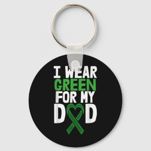 I Wear Green Dad S Stigma Tees Mental Health Aware Key Ring