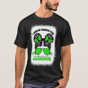 I Wear Green For Cerebral Palsy For Kids Girls Cp  T-Shirt