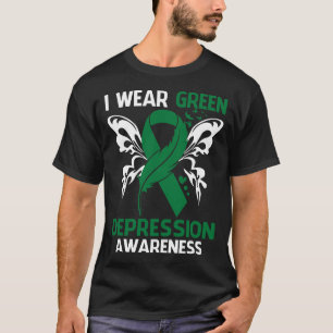 I Wear Green For DEPRESSION Awareness T-Shirt