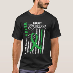 I Wear Green For Granddaughter Cerebral Palsy Awar T-Shirt