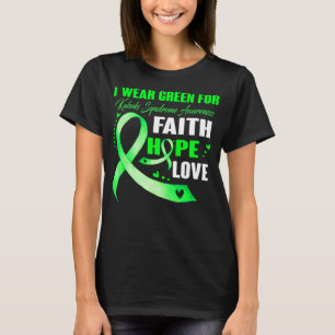 I Wear Green For KABUKI SYNDROME AWARENESS Faith T-Shirt