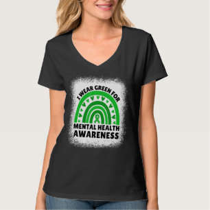 I Wear Green For Mental Health Awareness Month Rai T-Shirt