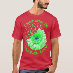 I Wear Green For Mental Health Awareness Survivor  T-Shirt