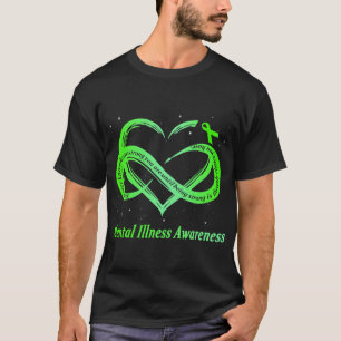 I Wear Green For Mental illness Awareness Warrior T-Shirt