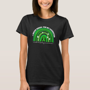 I Wear Green For My Daughter Cerebral Palsy Cp Awa T-Shirt