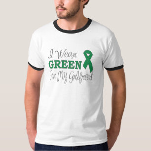 I Wear Green For My Girlfriend (Green Ribbon) T-Shirt