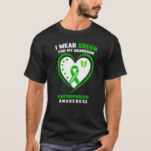 I Wear Green For My Grandson Gastroparesis Awarene T-Shirt