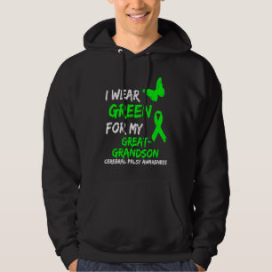 I Wear Green For My Great Grandson Cerebral Palsy Hoodie