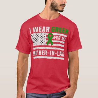 I Wear Green for My MotherInLaw Mental Health Awa T-Shirt