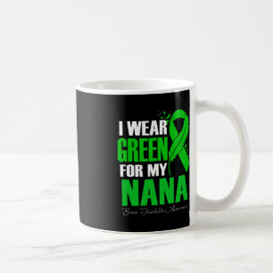 I Wear Green For My Nana Brain Disabilities Awaren Coffee Mug