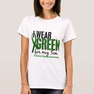I Wear Green For My Son 10 Kidney Disease T-Shirt
