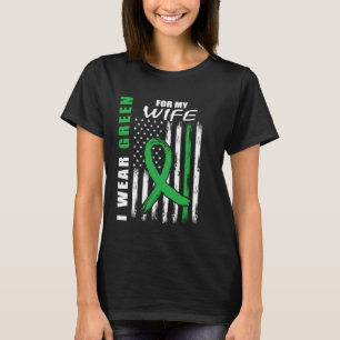 I Wear Green For My Wife Cerebral Palsy Awareness T-Shirt