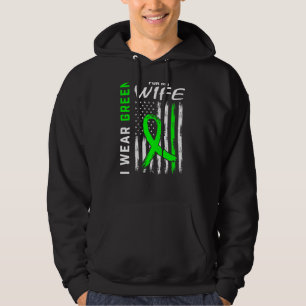 I Wear Green For My Wife Kidney Disease Awareness Hoodie