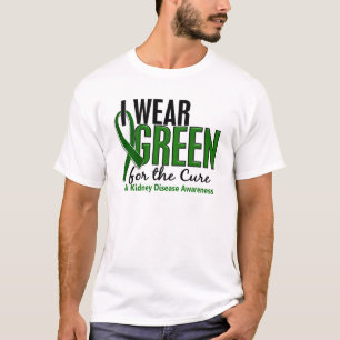 I Wear Green For The Cure 10 Kidney Disease T-Shirt